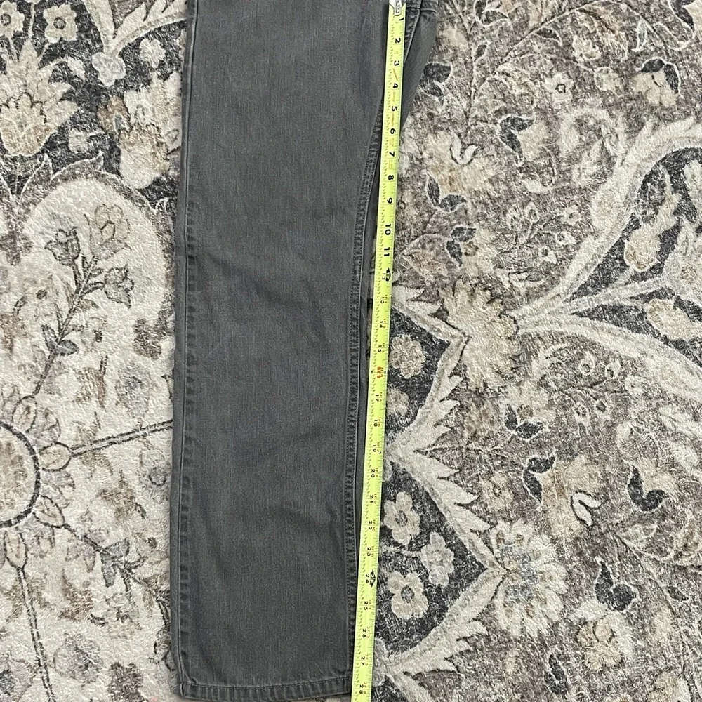 Levi's 514 Slim Straight Gray Jeans Men's 28x28 100% Cotton Denim EUC